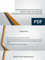 Marine engineering PMS planning as per ISM code