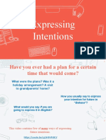 Expressing Intentions 3.3