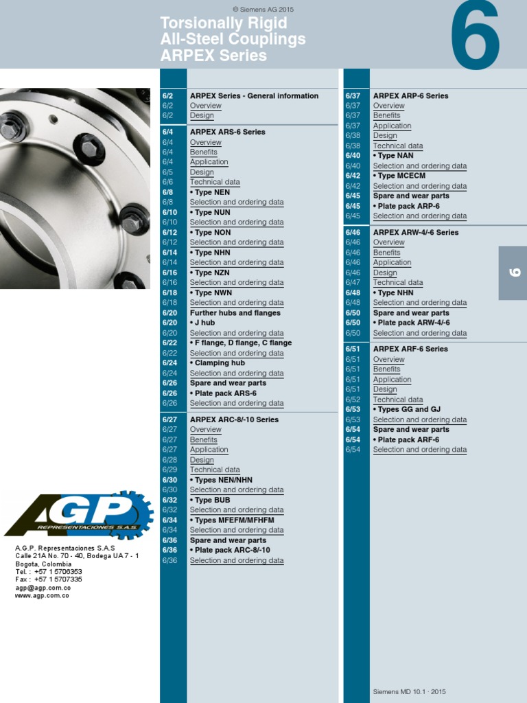 Flender ARPEX Couplings PDF PDF