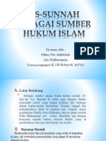 AS-SUNNAH SEBAGAI SUMBER HUKUM ISLAM Nisa