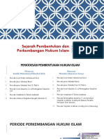 Sejarah Pembentukan Dan Perkembangan Hukum Islam PDF