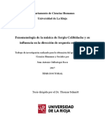 Fenomenología de La Música de Sergiu Celibidache y Su Influencia en La Dirección de Orquesta en España