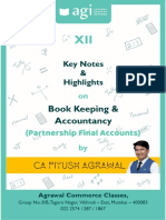 Notes PFA 12th BK Partnership Final Accounts Digital Notes PDF