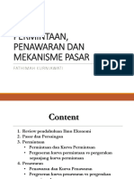 2 Permintaan, Penawaran Dan Mekanisme Pasar