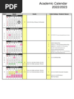 Fall Academic Calendar | PDF | Thesis | Academia