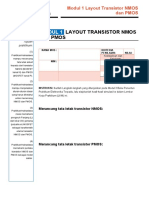LKM 1 Layout Transistor NMOS Dan PMOS (Nama Lengkap Mahasiswa)