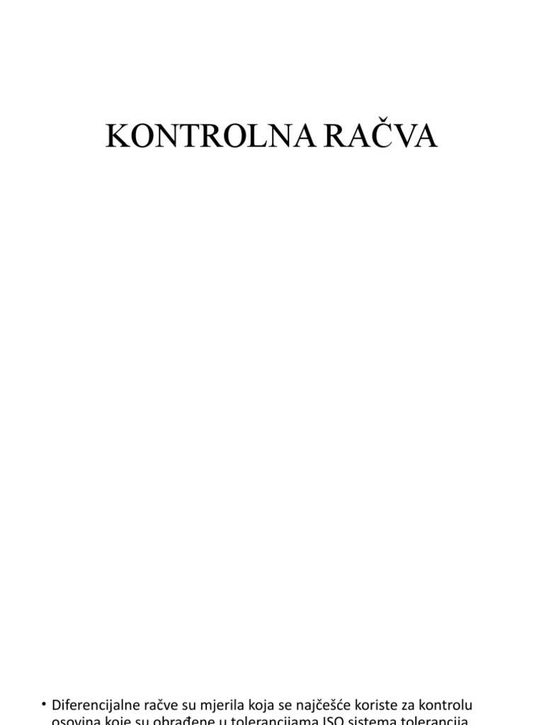 13 Kontrolna Račva | PDF