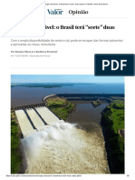 Energia Renovável - o Brasil Terá "Sorte" Duas Vezes - Opinião - Valor Econômico PDF