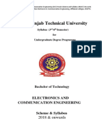 B.Tech - ECE - Study Scheme Syllabus Upto - 8th Sem. 2018 Onwards Updated On 8th - July - 2022
