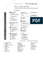 Activity No. 3 - Classification of Photoshop Tools