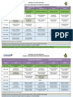 Horario de Clases Virtuales Con Refuerzo 13062020