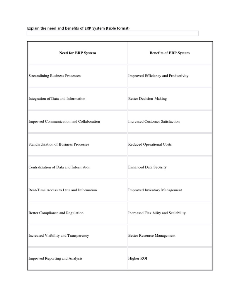 ERP and DSS Systems Overview and Benefits | PDF