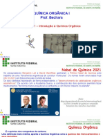 IFSC - Química Orgânica I 2021.2 - Aula 01 Introdução À QMC Org
