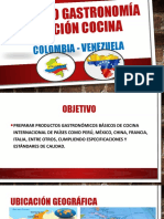Gastronomía Colombia Venezuela