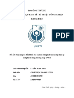 Xây dựng bộ điều khiển cho bộ biến đổi nghịch lƣu độc lập điện áp một pha sử dụng phƣơng pháp SPWM