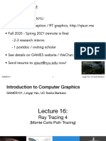 GAMES101 Lecture 16 PDF