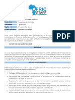 Offre D'emploi Responsable Marketing PDF