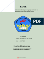 Paper: Facul Tyofengineering Pattimurauniversity