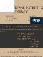 Gravitational Potential Energy