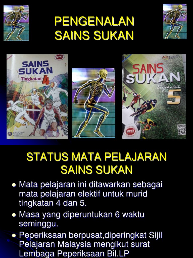 Pengenalan Sains Sukan 2021 (Pemurniaan) PDF | PDF