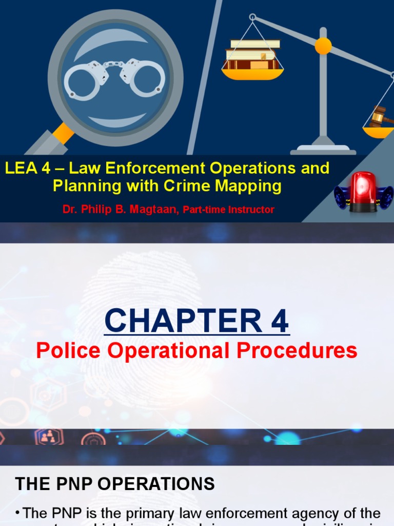 Chapter 4 Police Operational Procedures.pptx PDF Police Arrest