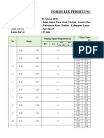 Minggu 3 Karakteristik Makroskopik Kecepatan - Data