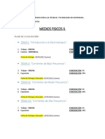 Plan de Evaluación - Medios F Ii PDF