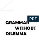 Grammar Without Dilemma: Gerunds