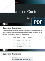 Estructuras - de Control - Condicionales