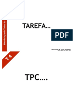Plano Da Tarefa de Treino PDF