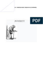 Ensayo de La Pobreza en Ingles