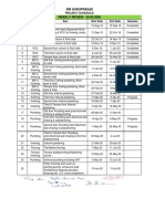 Sri Guruprasad Schedule