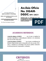 Analisis Oficio DGAIR DGDC 391 2021