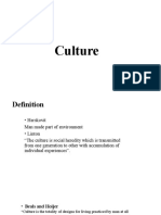 Understanding the key definitions and characteristics of culture