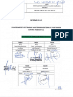 Inst. Inf. N°815 - Proc. Mant. Sist. Potección Incendio