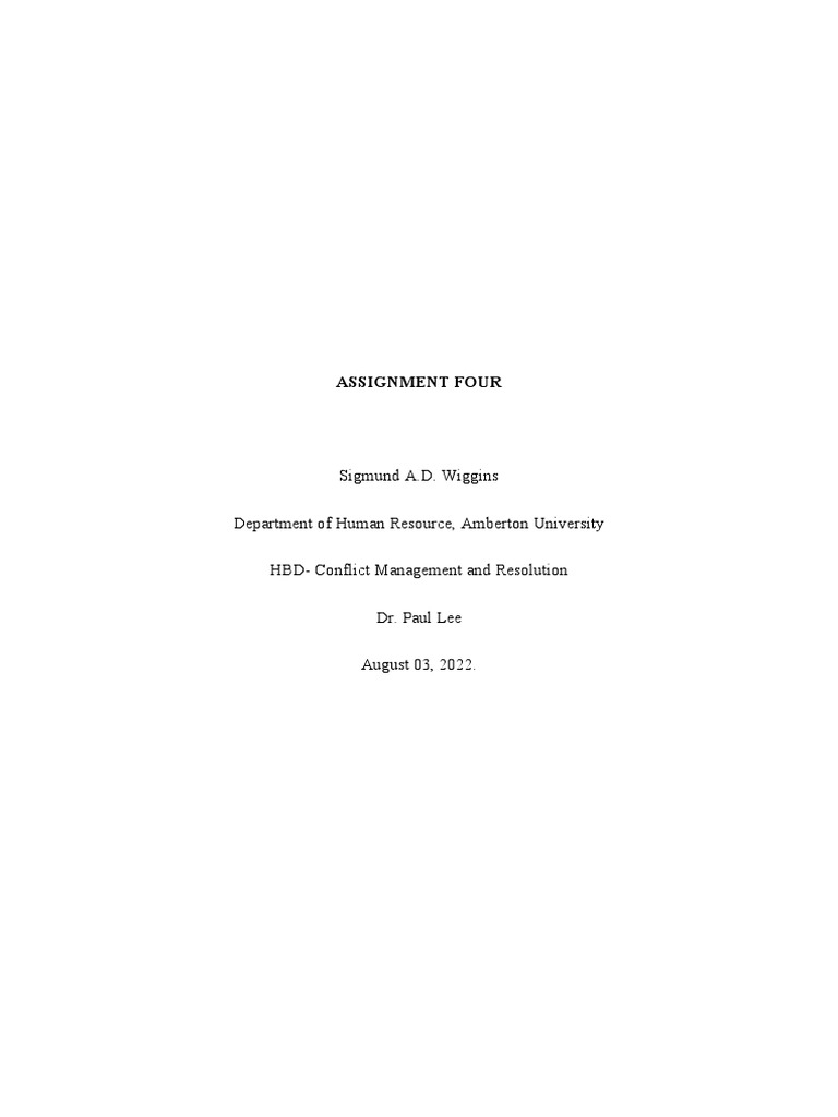 Strategies for Effective Conflict Resolution | PDF | Arbitration ...