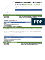 Programação Reunião Do Fim de Semana Discurso para o Público e Estudo de A Sentinela PDF