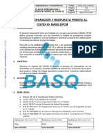 Plan de Preparación y Respuesta Frente Al Covid-19 - Basq Epcm