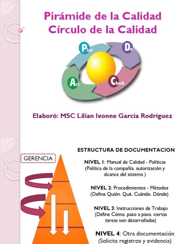 Estructura de la Pirámide de Calidad | PDF | Informática | Business