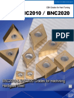 BNC2010 BNC2020: BNC2010 & BNC2020 Grades For Machining Hardened Steel