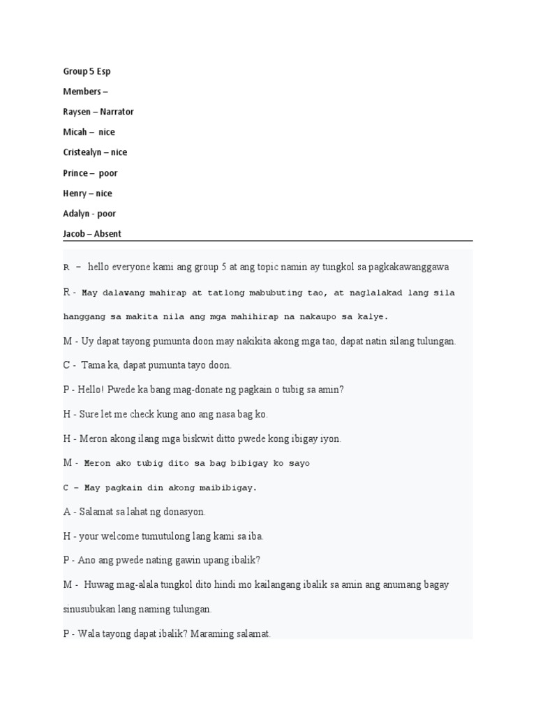 Group 5 Esp | PDF