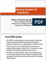 Early Warning System for Pediatrics (EWS