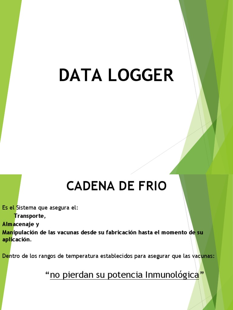 Uso de Data Logger en Cadena de Frío | PDF | Vacunas | Salud pública