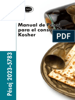 Manual de Pésaj Manual de Pésaj para El Consumidor para El Consumidor Kosher Kosher