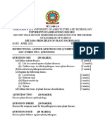 SBT 2414 Principles of Plant Pathology