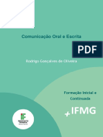 Comunicação Oral e Escrita: Rodrigo Gonçalves de Oliveira
