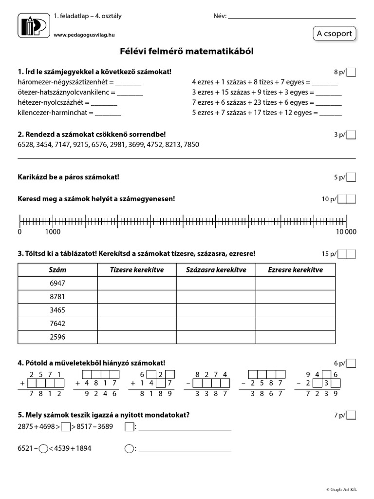 Pip 2012 Mat 4o FL Felm 1 PDF | PDF