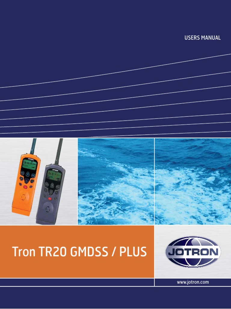 Jotron Tron TR 20 VHF PDF | PDF | Battery Charger | Rechargeable Battery