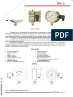 Pressostato Zurich Modelo - Zpu-Il PDF