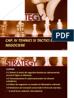 Capitolul IV - Tehnici Și Tactici de Negociere - SUPORT DE CURS